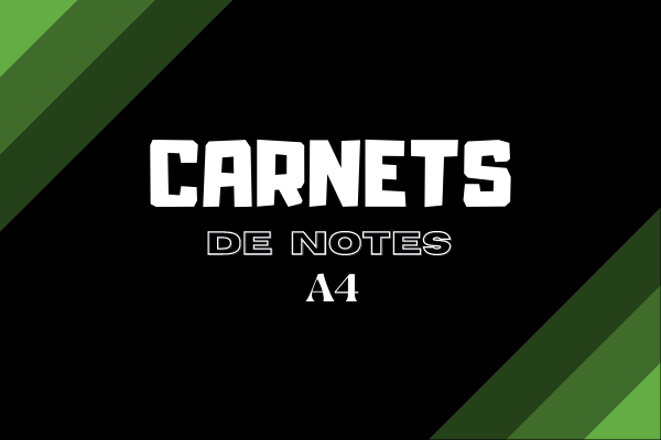 Carnets de notes A4