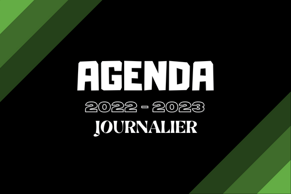 agenda 2022 2023 journalier