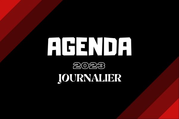 agenda 2023 journalier