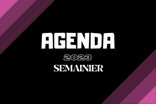 agenda 2023 semainier